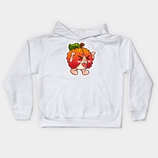 Mischievous fruit lychee Kids Hoodie